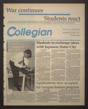 Collegian (Hurst, Tex.), Vol. 3, No. 14, Ed. 1 Wednesday, January 23, 1991