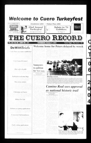 The Cuero Record (Cuero, Tex.), Vol. 110, No. 40, Ed. 1 Wednesday, October 6, 2004
