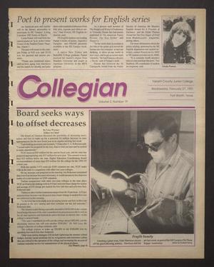 Collegian (Hurst, Tex.), Vol. 3, No. 19, Ed. 1 Wednesday, February 27, 1991