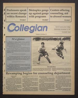 Collegian (Hurst, Tex.), Vol. 4, No. 10, Ed. 1 Wednesday, November 13, 1991
