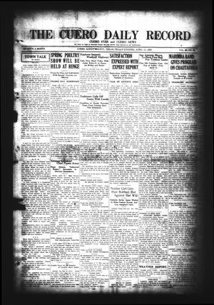 The Cuero Daily Record (Cuero, Tex.), Vol. 60, No. 88, Ed. 1 Friday, April 11, 1924