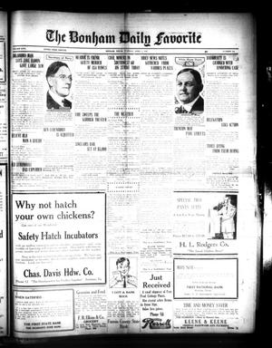 The Bonham Daily Favorite (Bonham, Tex.), Vol. 26, No. 230, Ed. 1 Tuesday, April 1, 1924