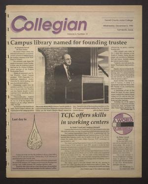 Primary view of object titled 'Collegian (Hurst, Tex.), Vol. 3, No. 12, Ed. 1 Wednesday, December 5, 1990'.