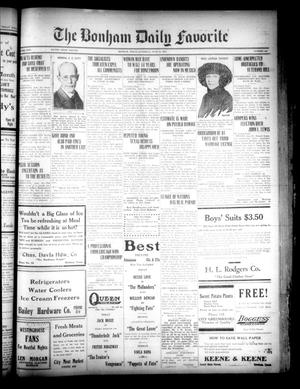 The Bonham Daily Favorite (Bonham, Tex.), Vol. 23, No. 304, Ed. 1 Saturday, June 25, 1921