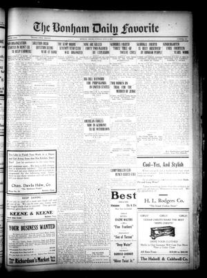 Primary view of The Bonham Daily Favorite (Bonham, Tex.), Vol. 23, No. 312, Ed. 1 Tuesday, July 5, 1921