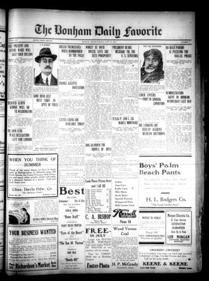 The Bonham Daily Favorite (Bonham, Tex.), Vol. 24, No. 6, Ed. 1 Tuesday, July 12, 1921
