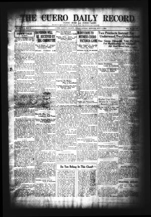 Primary view of object titled 'The Cuero Daily Record (Cuero, Tex.), Vol. 60, No. 106, Ed. 1 Sunday, May 4, 1924'.