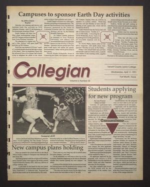 Collegian (Hurst, Tex.), Vol. 3, No. 23, Ed. 1 Wednesday, April 17, 1991