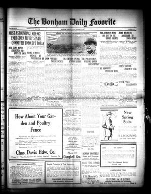 The Bonham Daily Favorite (Bonham, Tex.), Vol. 26, No. 215, Ed. 1 Friday, March 14, 1924