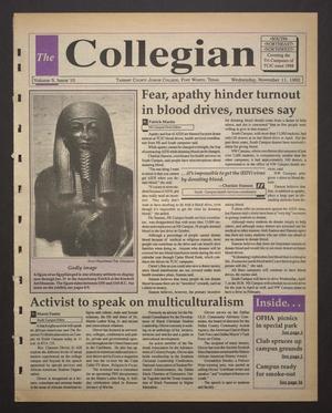 The Collegian (Hurst, Tex.), Vol. 5, No. 10, Ed. 1 Wednesday, November 11, 1992