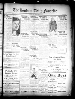 The Bonham Daily Favorite (Bonham, Tex.), Vol. 23, No. 192, Ed. 1 Thursday, March 17, 1921