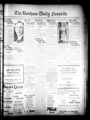 The Bonham Daily Favorite (Bonham, Tex.), Vol. 23, No. 206, Ed. 1 Saturday, April 2, 1921