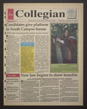 The Collegian (Hurst, Tex.), Vol. 5, No. 5, Ed. 1 Wednesday, September 30, 1992