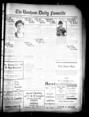The Bonham Daily Favorite (Bonham, Tex.), Vol. 23, No. 226, Ed. 1 Tuesday, April 26, 1921