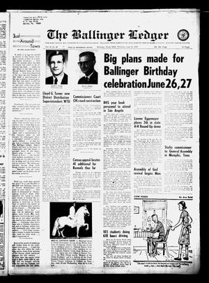 The Ballinger Ledger (Ballinger, Tex.), Vol. 83, No. 99, Ed. 1 Thursday, June 11, 1970