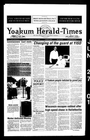 Yoakum Herald-Times (Yoakum, Tex.), Vol. 109, No. 26, Ed. 1 Wednesday, June 27, 2001