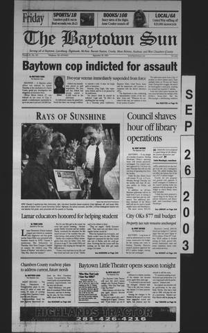 The Baytown Sun (Baytown, Tex.), Vol. 81, No. 302, Ed. 1 Friday, September 26, 2003