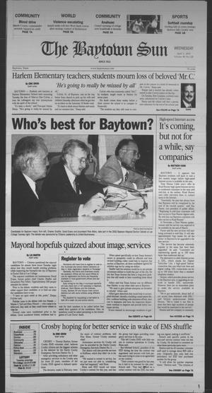 The Baytown Sun (Baytown, Tex.), Vol. 80, No. 128, Ed. 1 Wednesday, April 3, 2002