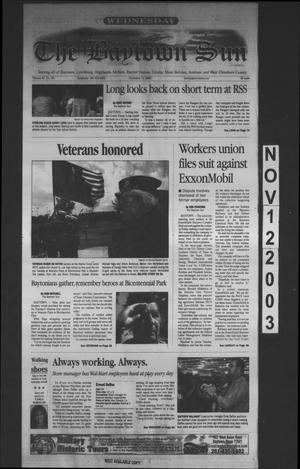 The Baytown Sun (Baytown, Tex.), Vol. 81, No. 347, Ed. 1 Wednesday, November 12, 2003