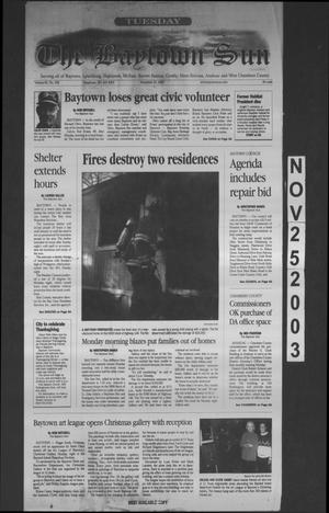 The Baytown Sun (Baytown, Tex.), Vol. 81, No. 358, Ed. 1 Tuesday, November 25, 2003
