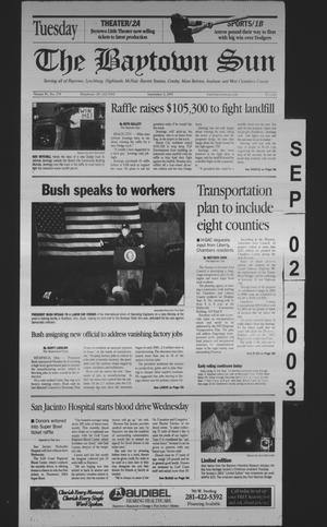The Baytown Sun (Baytown, Tex.), Vol. 81, No. 278, Ed. 1 Tuesday, September 2, 2003