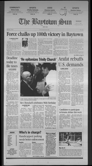 The Baytown Sun (Baytown, Tex.), Vol. 80, No. 140, Ed. 1 Monday, April 15, 2002