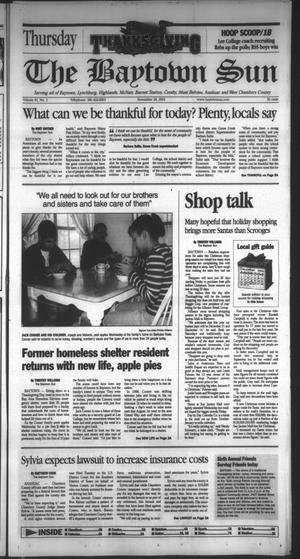 The Baytown Sun (Baytown, Tex.), Vol. 81, No. 2, Ed. 1 Thursday, November 28, 2002