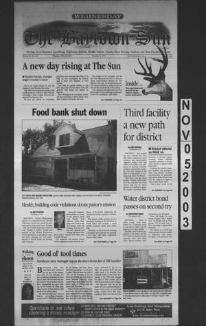 The Baytown Sun (Baytown, Tex.), Vol. 81, No. 340, Ed. 1 Wednesday, November 5, 2003