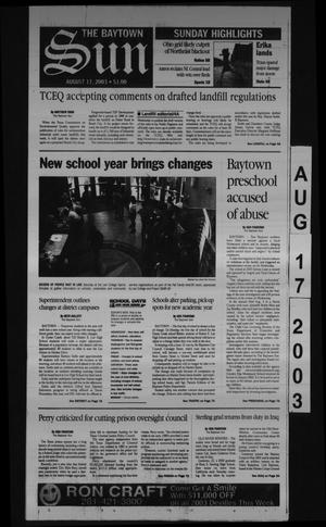 The Baytown Sun (Baytown, Tex.), Vol. 81, No. 264, Ed. 1 Sunday, August 17, 2003