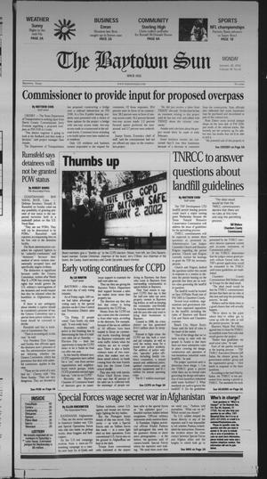 Primary view of object titled 'The Baytown Sun (Baytown, Tex.), Vol. 80, No. 63, Ed. 1 Monday, January 28, 2002'.