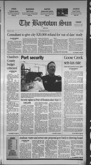 The Baytown Sun (Baytown, Tex.), Vol. 80, No. 288, Ed. 1 Tuesday, September 10, 2002