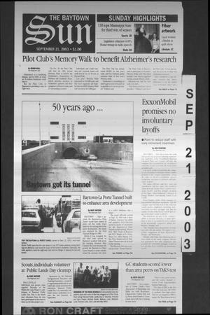 The Baytown Sun (Baytown, Tex.), Vol. 81, No. 297, Ed. 1 Sunday, September 21, 2003