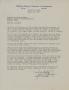 Letter: [Letter from John W. Etheredge to Truett Latimer, March 13, 1953]