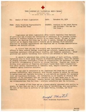 [Letter from Ralph Husted to Truett Latimer, November 24, 1954]