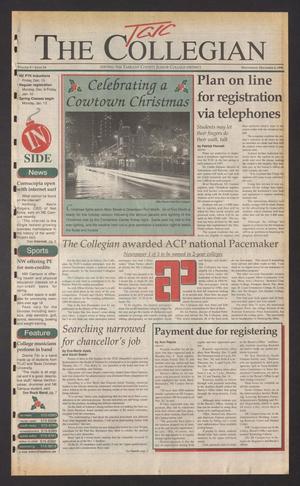 Primary view of object titled 'The Collegian (Hurst, Tex.), Vol. 9, No. 14, Ed. 1 Wednesday, December 4, 1996'.