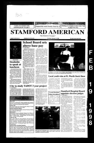 Stamford American (Stamford, Tex.), Vol. 76, No. 48, Ed. 1 Thursday, February 19, 1998