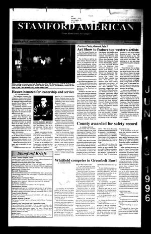 Stamford American (Stamford, Tex.), Vol. 72, No. 12, Ed. 1 Thursday, June 13, 1996