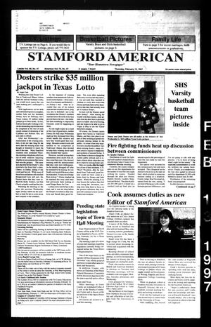 Stamford American (Stamford, Tex.), Vol. 72, No. 47, Ed. 1 Thursday, February 13, 1997