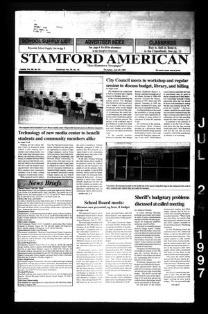 Primary view of object titled 'Stamford American (Stamford, Tex.), Vol. 76, No. 18, Ed. 1 Thursday, July 24, 1997'.