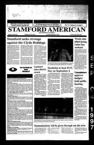 Stamford American (Stamford, Tex.), Vol. 76, No. 24, Ed. 1 Thursday, September 4, 1997