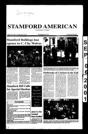 Stamford American (Stamford, Tex.), Vol. 81, No. 25, Ed. 1 Thursday, September 6, 2001