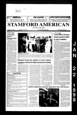 Stamford American (Stamford, Tex.), Vol. 76, No. 44, Ed. 1 Thursday, January 22, 1998
