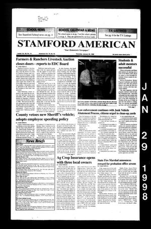 Primary view of object titled 'Stamford American (Stamford, Tex.), Vol. 76, No. 45, Ed. 1 Thursday, January 29, 1998'.