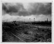 Photograph: [Debris along the railroad tracks after the 1947 Texas City Disaster]