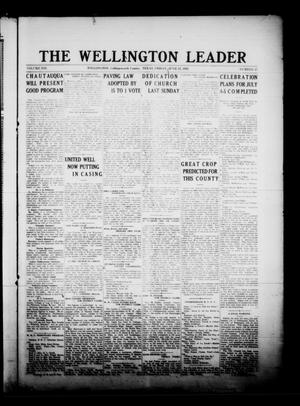 The Wellington Leader (Wellington, Tex.), Vol. 13, No. 47, Ed. 1 Friday, June 23, 1922