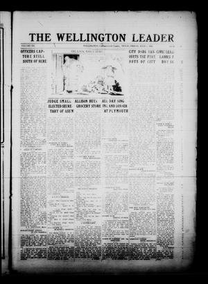 Primary view of object titled 'The Wellington Leader (Wellington, Tex.), Vol. 12, No. 48, Ed. 1 Friday, July 1, 1921'.