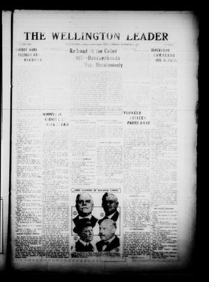 Primary view of object titled 'The Wellington Leader (Wellington, Tex.), Vol. 13, No. 13, Ed. 1 Friday, October 28, 1921'.