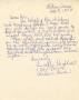 Letter: [Letter from Lucille Lockhail to Truett Latimer, February 9, 1953]