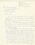Letter: [Letter from W. C. Perkins to Truett Latimer, February 4, 1953]