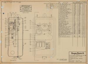 Primary view of object titled 'Wiring diagram Pittsburgh Lectrodryer Corp.  Model CR3-115V60C Type 6 H'.